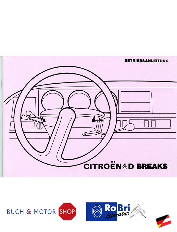 CitroÃ«n D Manual 1974 DS20 DS23 Break
